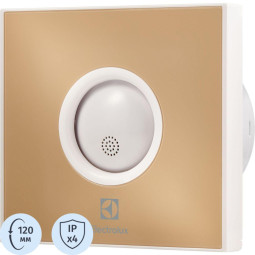 Вентилятор вытяжной Electrolux Rainbow EAFR-120TH beige с таймером и гигр