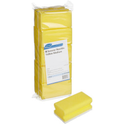 Губки для мытья посуды TASKI Scourer NonAbrasive 13x7,5см желтые 10шт/уп