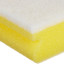Губки для мытья посуды TASKI Scourer NonAbrasive 13x7,5см желтые 10шт/уп