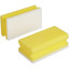 Губки для мытья посуды TASKI Scourer NonAbrasive 13x7,5см желтые 10шт/уп