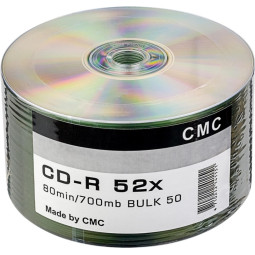 Носители информации CMC CD-R 80 52x Bulk/50