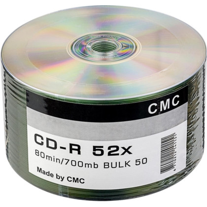 Носители информации CMC CD-R 80 52x Bulk/50