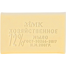 Мыло хозяйственное 72% без обертки 200 гр. МКХ0721