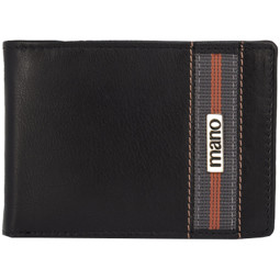 Бумажник Mano Don Leonardo,с RFID защ,нат.кожа черн 12,5х2,5х9,M191953101