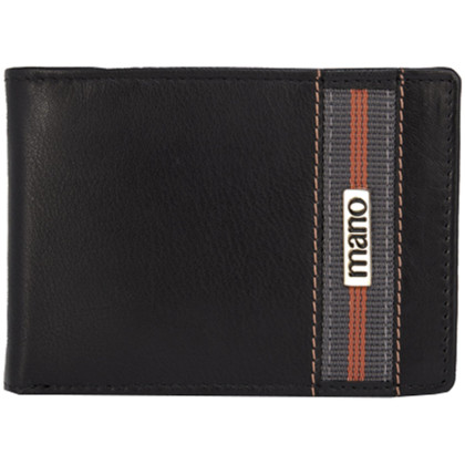 Бумажник Mano Don Leonardo,с RFID защ,нат.кожа черн 12,5х2,5х9,M191953101