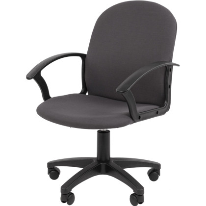 Кресло VT_EChair-326 ТС ткань Т серый пластик