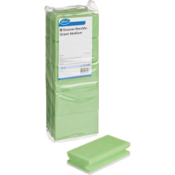 Губки для мытья посуды TASKI Scourer NonAbrasive 13x7,5см зеленые 10шт/уп