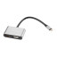 Кабель USB3.1 TypeCm - HDMI+USB3.0+PD+VGA Alum Grey 4K, Telecom &lt;TUC055