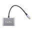Кабель USB3.1 TypeCm - HDMI+USB3.0+PD+VGA Alum Grey 4K, Telecom &lt;TUC055