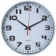 Часы настенные диаметр 25см корпус пластик арт.WXS003 White