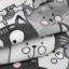 Покрывало 150x200 Happy Family велсофт Котики