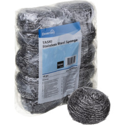 Губка-мочалка для мытья посуды DI Stainless Steel Sponge спираль 10шт/уп