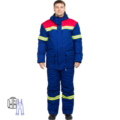 Костюм термостойкий утепленный с п/к 62 кал/см2 (Сз-2) (44-46) 170-176