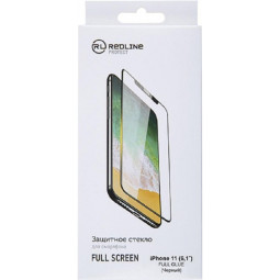 Защитное стекло Apple iPhone 11, FS FG, Red Line, чер, УТ000018367