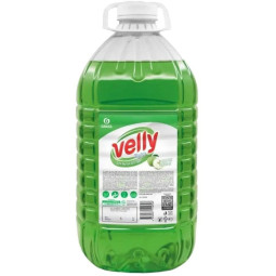 Средство для мытья посуды Velly light зеленое яблоко, 5кг