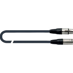 Кабель QUIK LOK MX775-5, микрофонный, 5м, XLR/F-XLR/M, черный (MX/775-5)