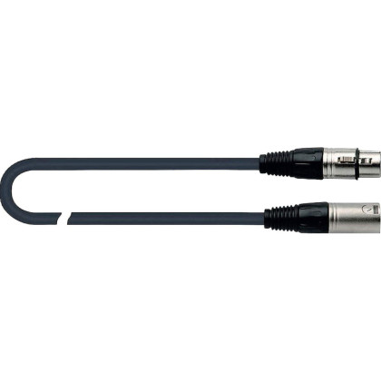 Кабель QUIK LOK MX775-5, микрофонный, 5м, XLR/F-XLR/M, черный (MX/775-5)