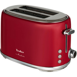 Тостер Tesler TT-255, 900Вт, (красный)