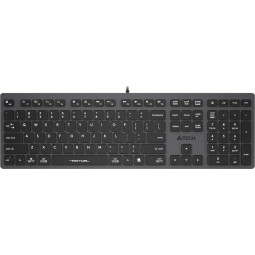 Клавиатура A4Tech Fstyler (FX50 GREY) серый USB slim Multimedia