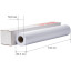 Бумага широкоформатная Bright white 80г 610ммх30м 50,8мм
