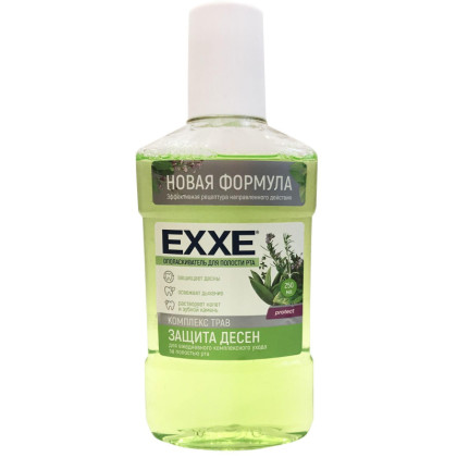 Ополаскиватель для полости рта EXXE Защита десен (зеленый) 250 мл С0006465
