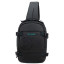 Рюкзак на одно плечо TORBER Xtreme, черный, 20 х 8 х 31 см, 5л, TS1042BL
