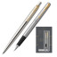 Набор пишущих принадл. PARKER Jotter Stainless Steel GT шар.ручка+перо