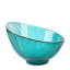 Салатник Frost stripe (зелен)d=17,2см h=12,5см v=650мл(стекло),9950317-4