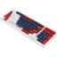 Клавиатура A4Tech Bloody S98 SPORTS NAVY BLMS RED PLUS син/бел USBgamerLED