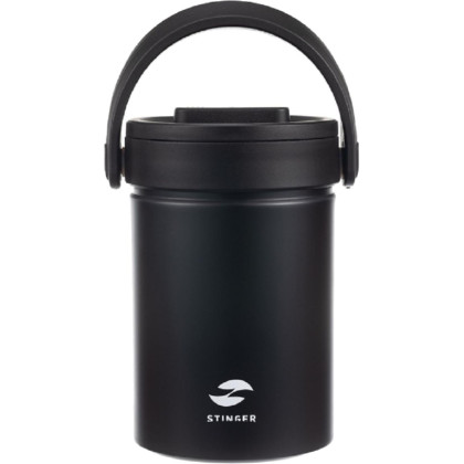 Термос ланчбокс Stinger 1,7л,сталь,черн,3 контейн,16,1x14,9x21,5 HR-1700-17