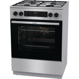 Плита Gorenje GKS6C70XJ, газоэлектрическая