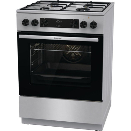 Плита Gorenje GKS6C70XJ, газоэлектрическая