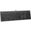 Клавиатура A4Tech Fstyler FX60 серый USB slim LED (FX60 GREY / WHITE)