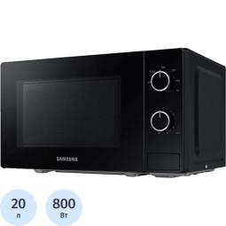 Микроволновая печь Samsung MS20A3010AL/BA, 800ВТ, 20 л, черный