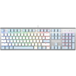 Клавиатура A4Tech Fstyler FS100 Neon механич/син/бел/USB/gamer/LED 2000258