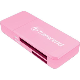 Картридер Transcend TS-RDF5R USB 3.0 RDF5 для карт пам. SD/microSD, розовый