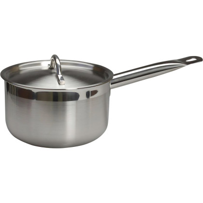 Сотейник 2,6л.нерж.d=19,5см.h=11 см.с кр.тройн дно(инд)MGsteel 46648