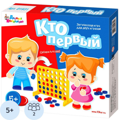 Настольная игра Кто первый, 01931