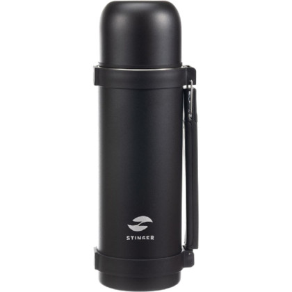 Термос Stinger 1,2л,с ручкой,нержав сталь,черн,12,4х10,2х31,8,HY-1200-11BLK
