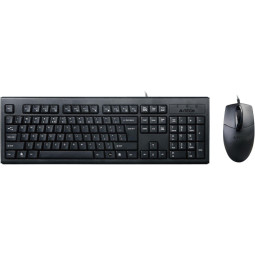 Набор клавиатура+мышь A4Tech KRS-8372 клав:черный мышь:черный USB