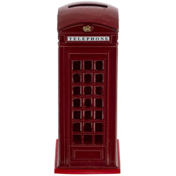 Копилка Телефонная будка, L6 W6 H12,5 см, 219966