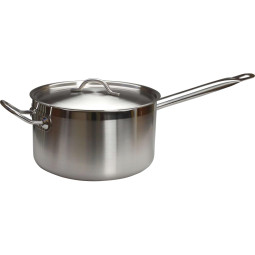 Сотейник 3,8л.нерж.d=21,5см.h=12,5см.с кр.тройн.дно(инд)MGsteel 46649