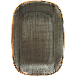 Блюдо прямоугольное Спейс, фарфоровое, 140х100 мм. , (62357)