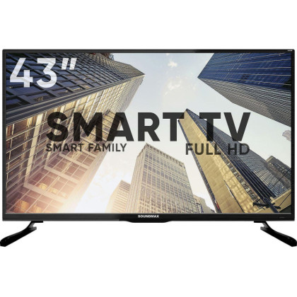 Телевизор Soundmax SM-LED43M02S(черный), FHD, смарт (Android)