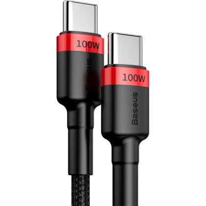 Кабель Baseus USB-C-&gt;-C CL 100W 2m RDчерный