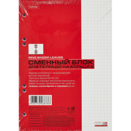 Сменный блок для тетрадей на кольцах 120л,клетка,А5