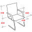 Стул BN_TQ_Стул Echair-802 VP к/з черный,без подл., хром