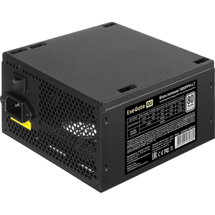 Блок питания ExeGate 1000PPH-LT, 1000W, ATX, APFC, 80 PLUS(EX292146RUS)