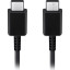 Кабель USB Type-C - USB Type-C 2.0, М/М, 3А, 1 м, Samsung, ч,EP-DA705BBRGRU