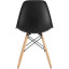 Стул для столовых SG_Eames черный PP, деревянные ножки